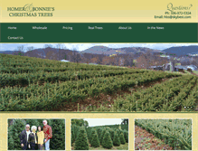 Tablet Screenshot of homerandbonniestrees.com